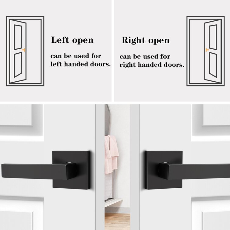 Probrico Non-Turning Interior Door Handle For Closet Pantry, Heavy